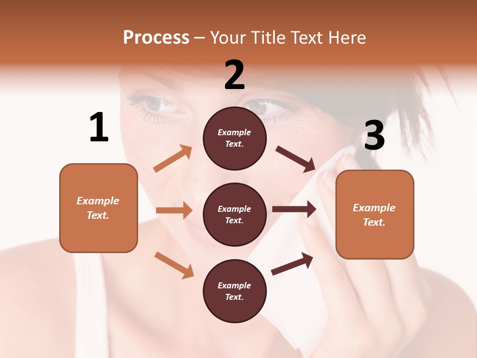 Clear Caucasian Removing PowerPoint Template