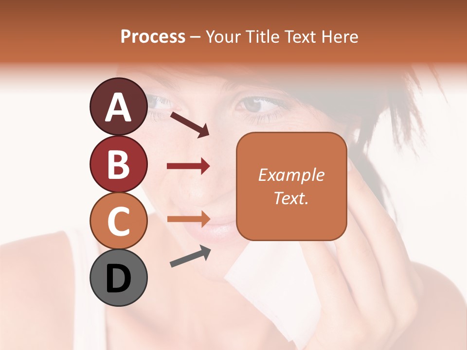 Clear Caucasian Removing PowerPoint Template