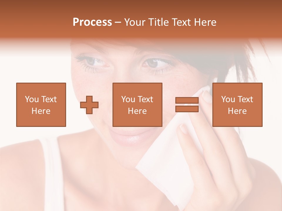 Clear Caucasian Removing PowerPoint Template
