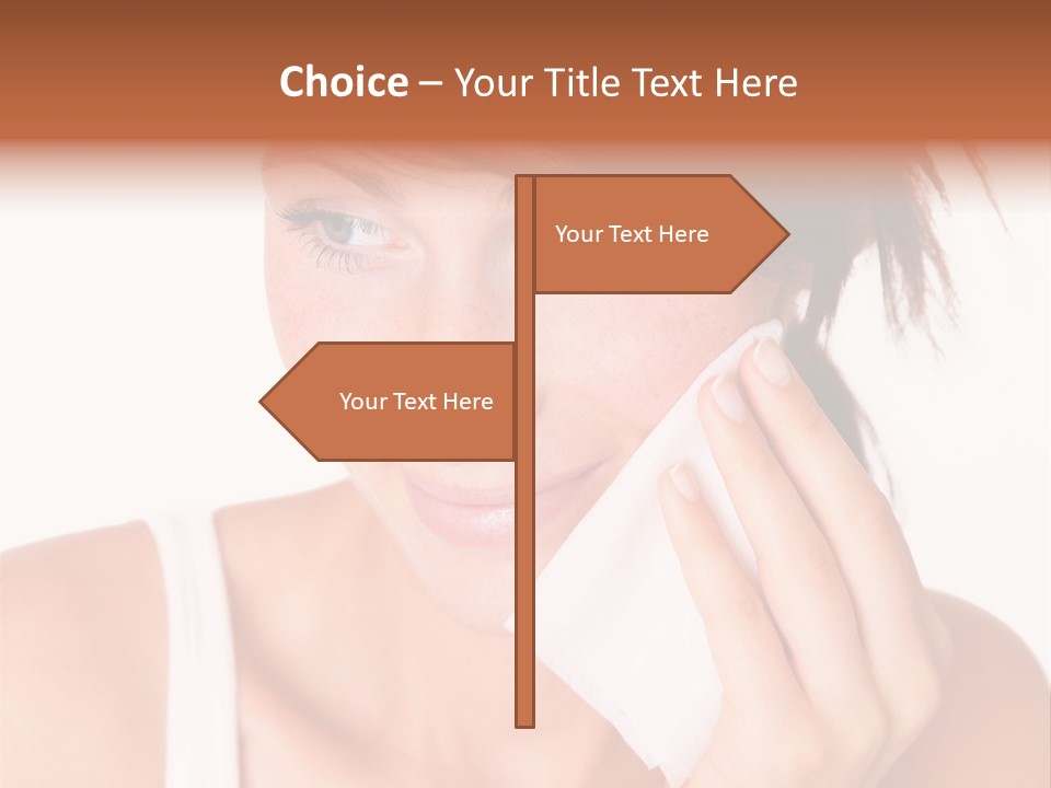 Clear Caucasian Removing PowerPoint Template