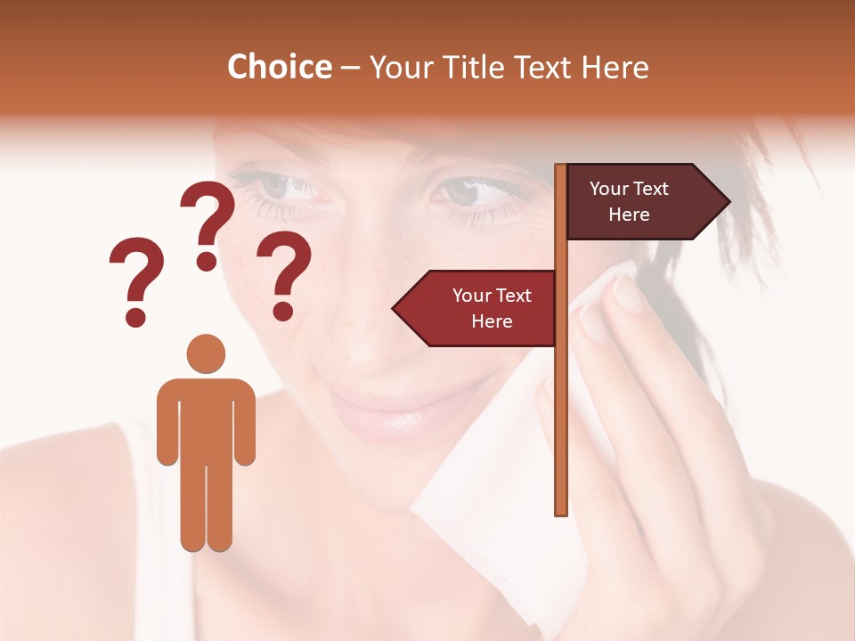 Clear Caucasian Removing PowerPoint Template