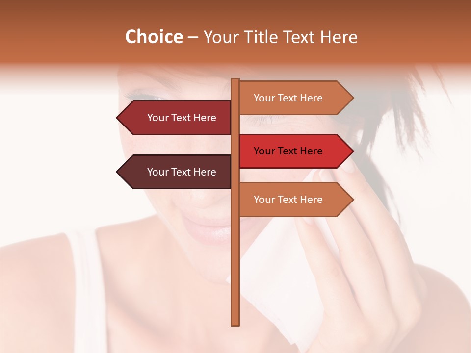 Clear Caucasian Removing PowerPoint Template