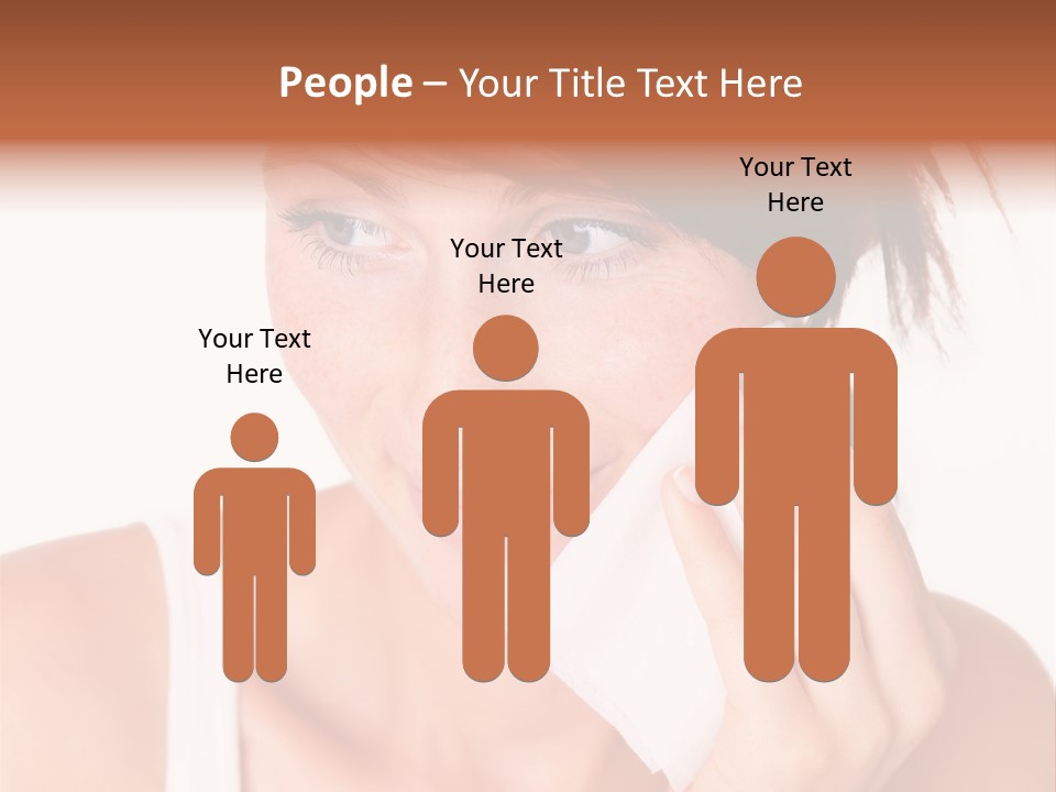 Clear Caucasian Removing PowerPoint Template