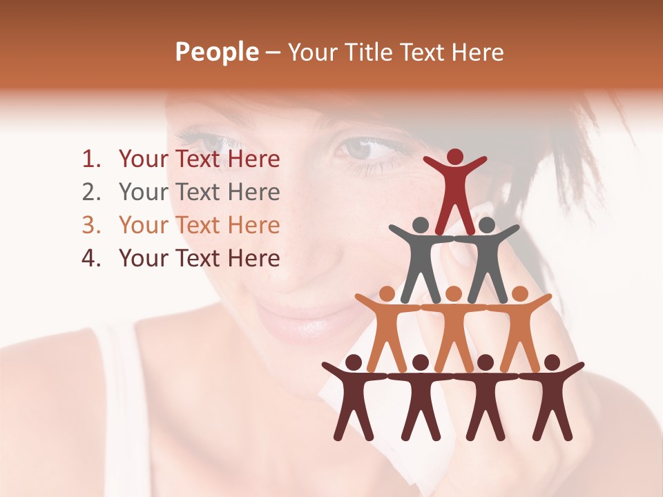 Clear Caucasian Removing PowerPoint Template