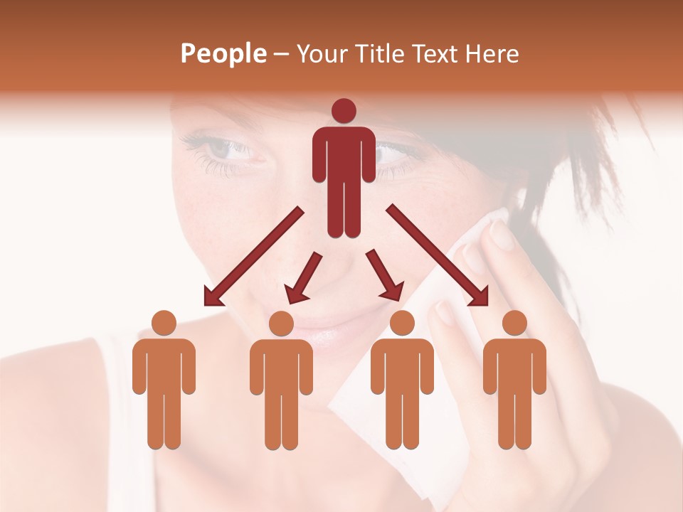 Clear Caucasian Removing PowerPoint Template