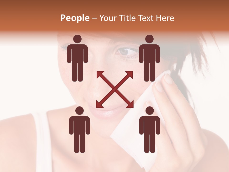 Clear Caucasian Removing PowerPoint Template