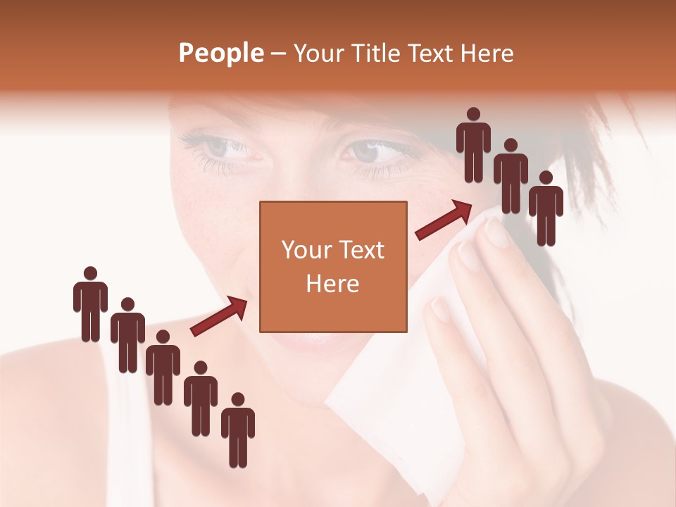 Clear Caucasian Removing PowerPoint Template
