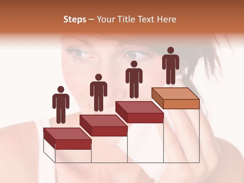 Clear Caucasian Removing PowerPoint Template
