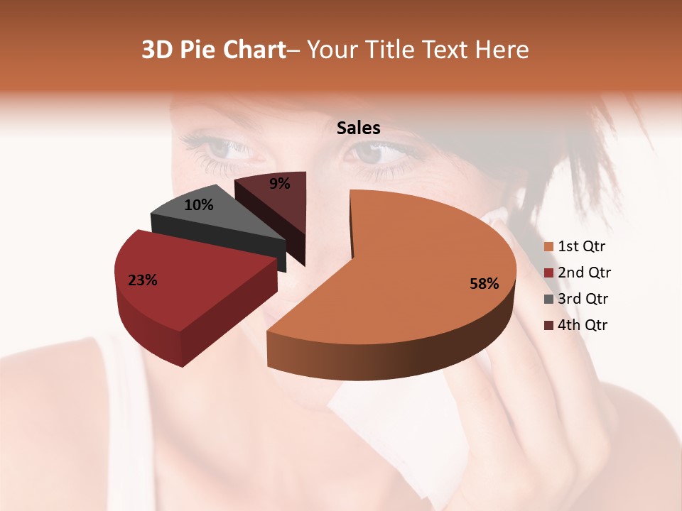 Clear Caucasian Removing PowerPoint Template