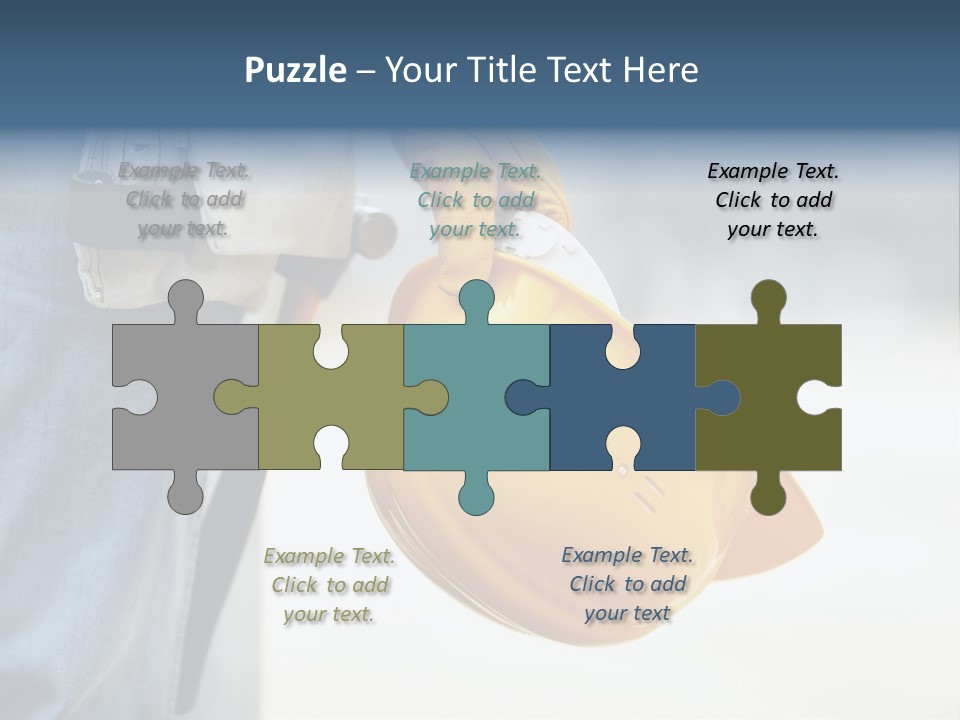 Professional Contractor Equipment PowerPoint Template