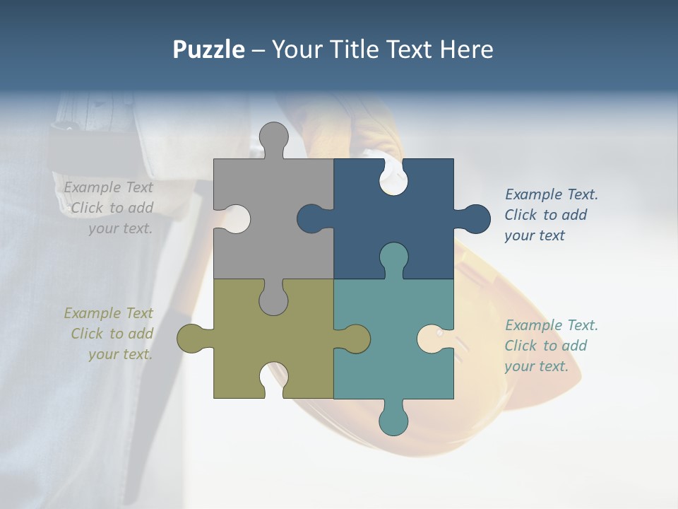 Professional Contractor Equipment PowerPoint Template