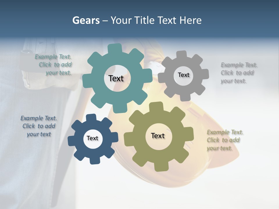 Professional Contractor Equipment PowerPoint Template
