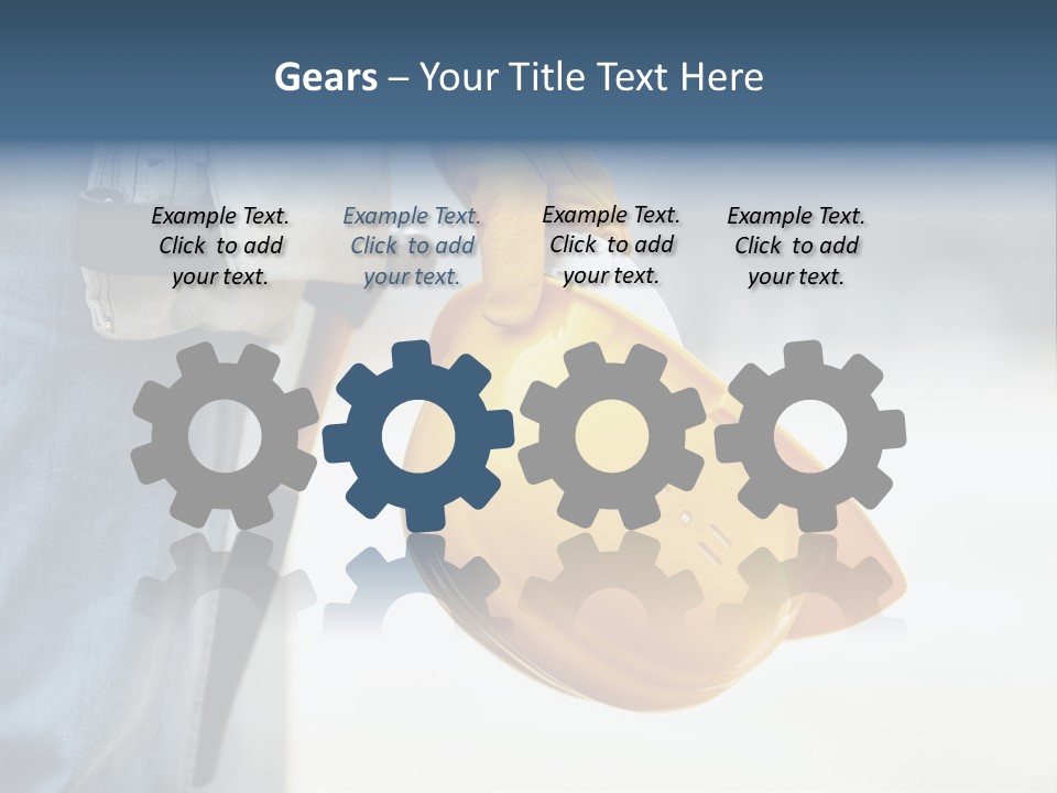 Professional Contractor Equipment PowerPoint Template