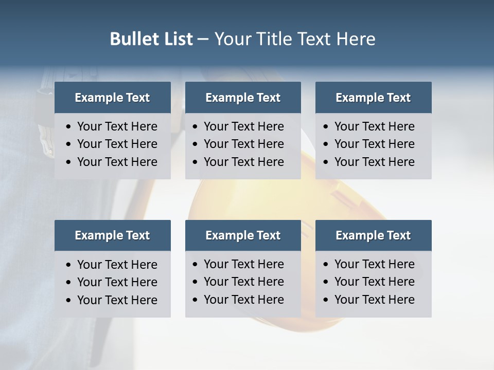 Professional Contractor Equipment PowerPoint Template