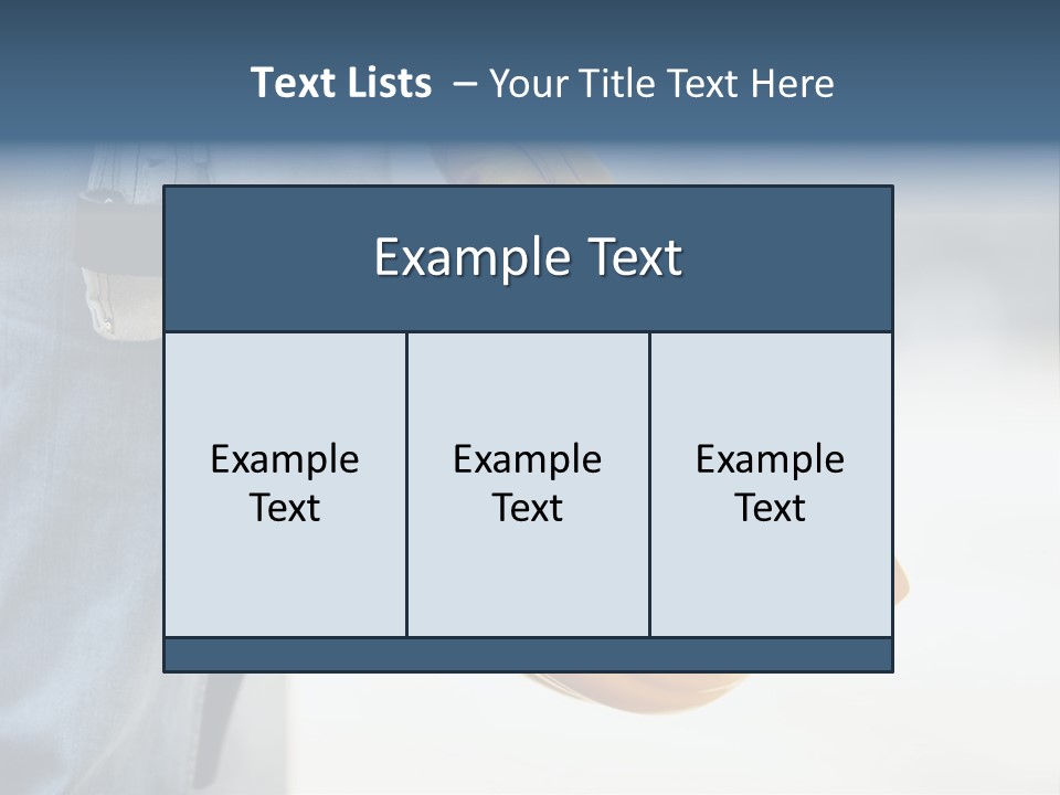 Professional Contractor Equipment PowerPoint Template