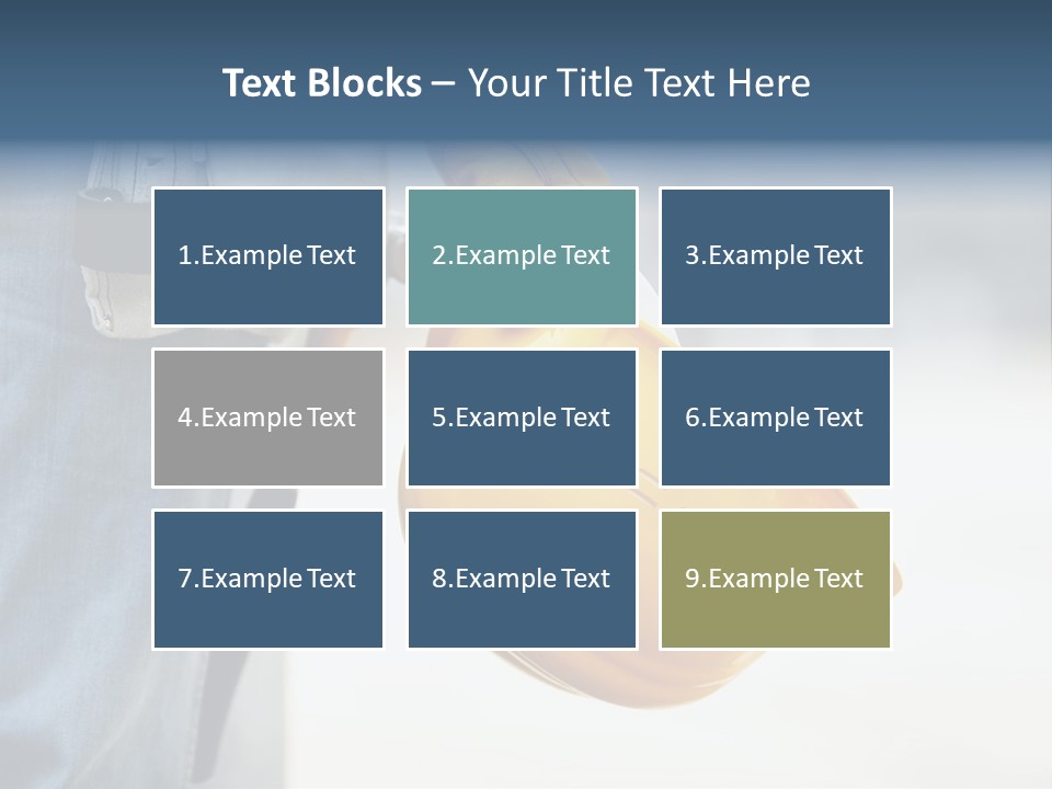 Professional Contractor Equipment PowerPoint Template