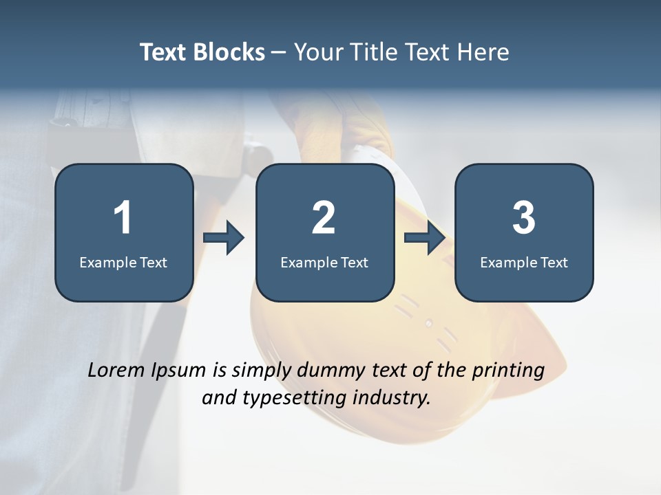 Professional Contractor Equipment PowerPoint Template