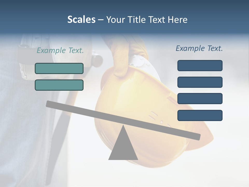 Professional Contractor Equipment PowerPoint Template