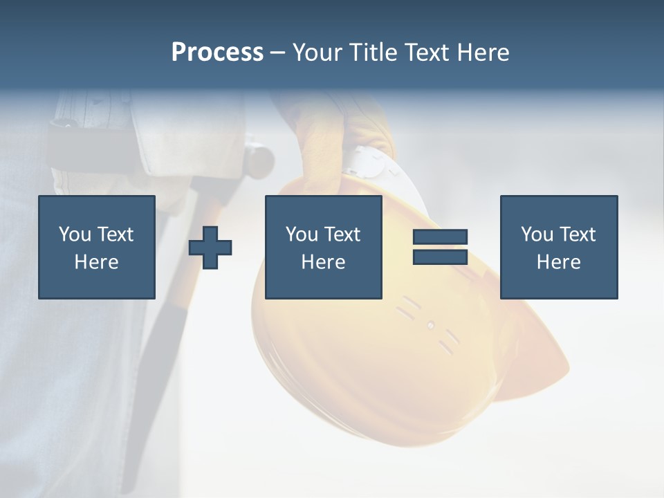 Professional Contractor Equipment PowerPoint Template
