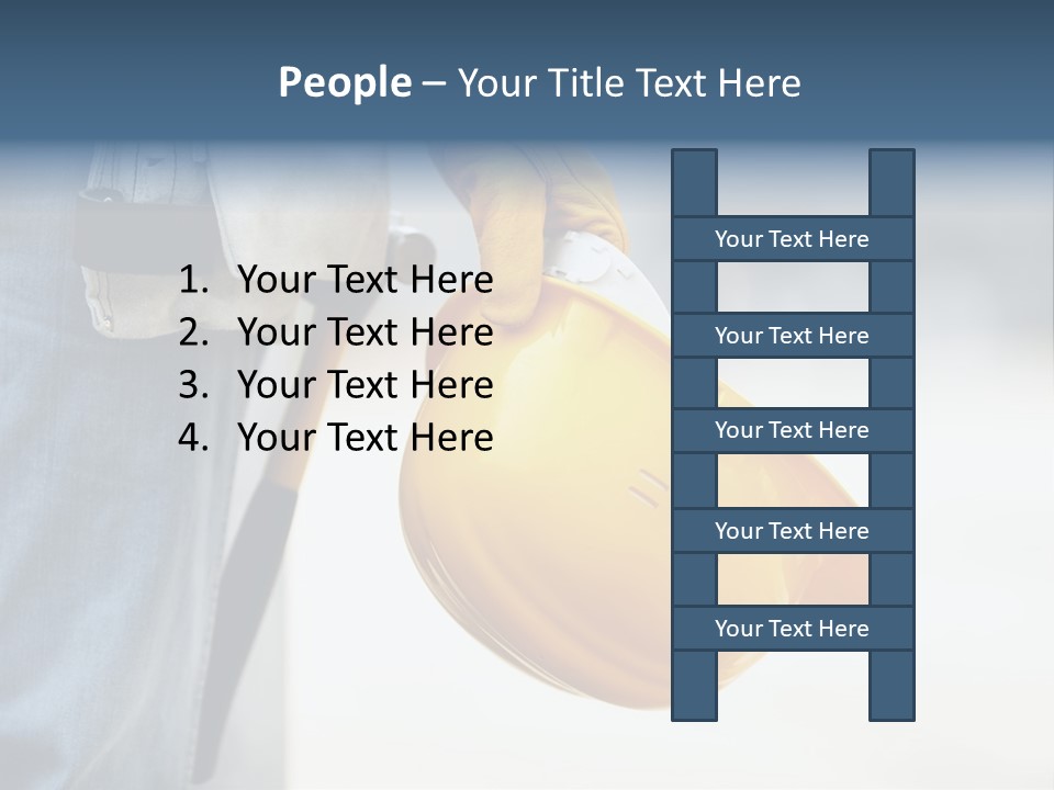 Professional Contractor Equipment PowerPoint Template