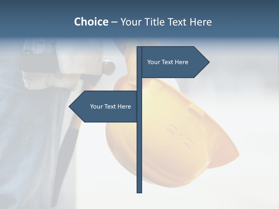 Professional Contractor Equipment PowerPoint Template