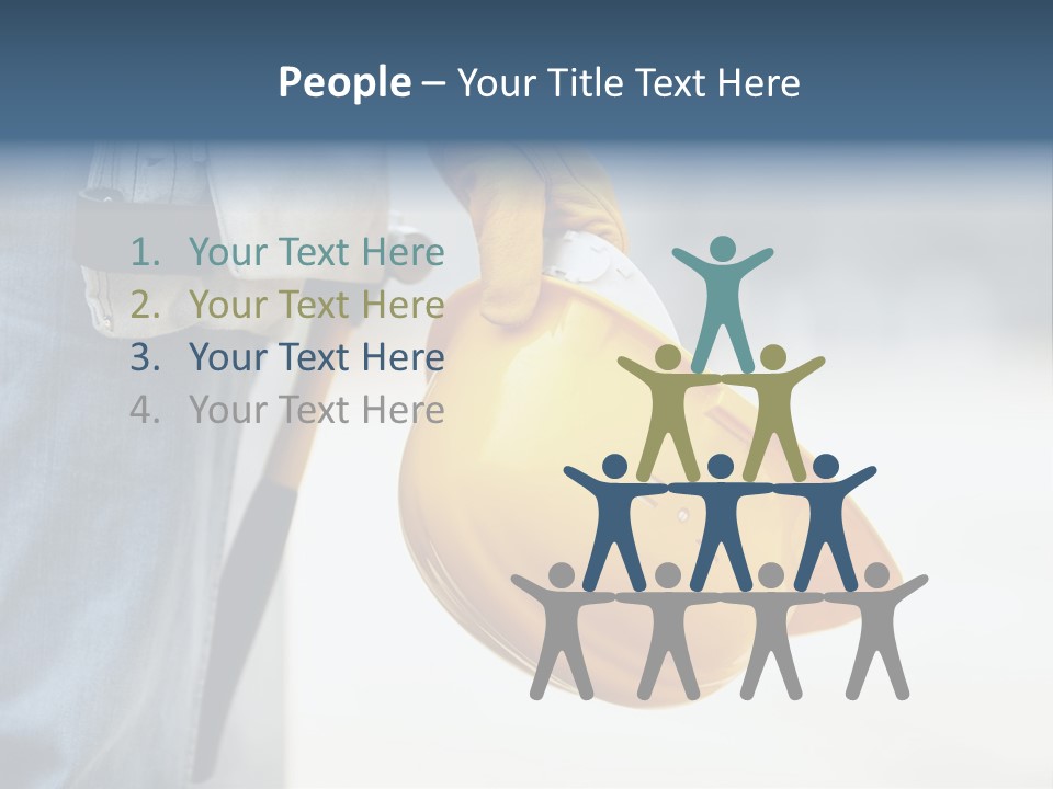 Professional Contractor Equipment PowerPoint Template