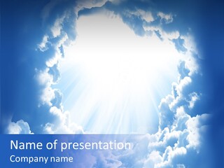 Beauty Sunrise Sunset PowerPoint Template