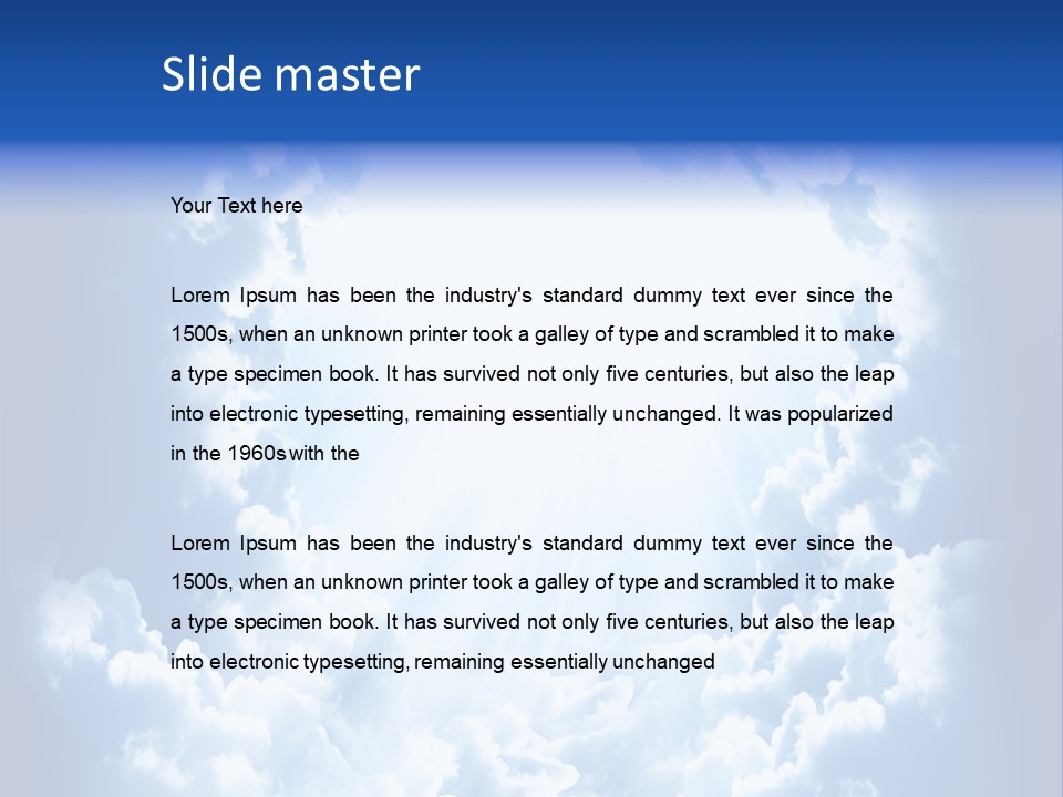 Beauty Sunrise Sunset PowerPoint Template