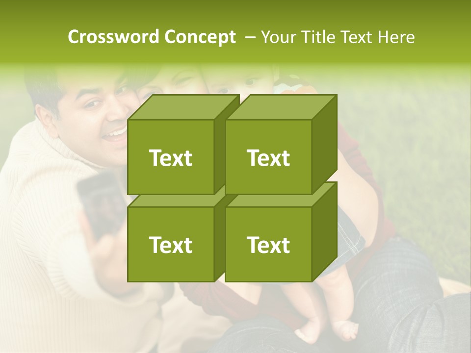 Casual Picture Happiness PowerPoint Template
