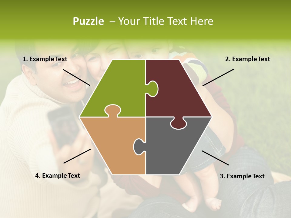 Casual Picture Happiness PowerPoint Template