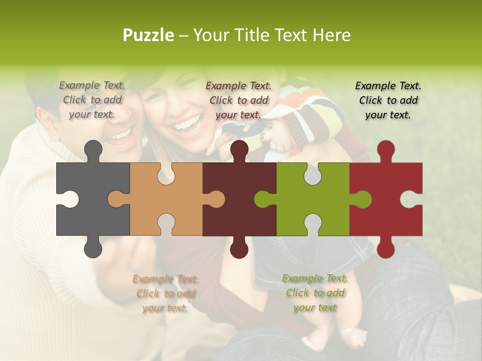 Casual Picture Happiness PowerPoint Template