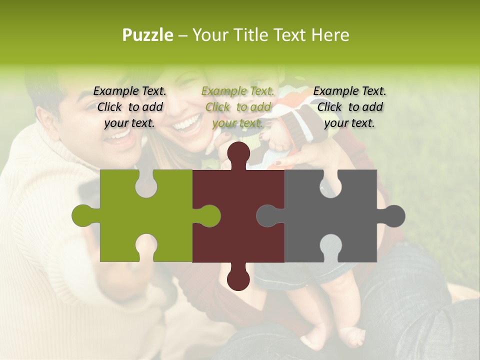 Casual Picture Happiness PowerPoint Template