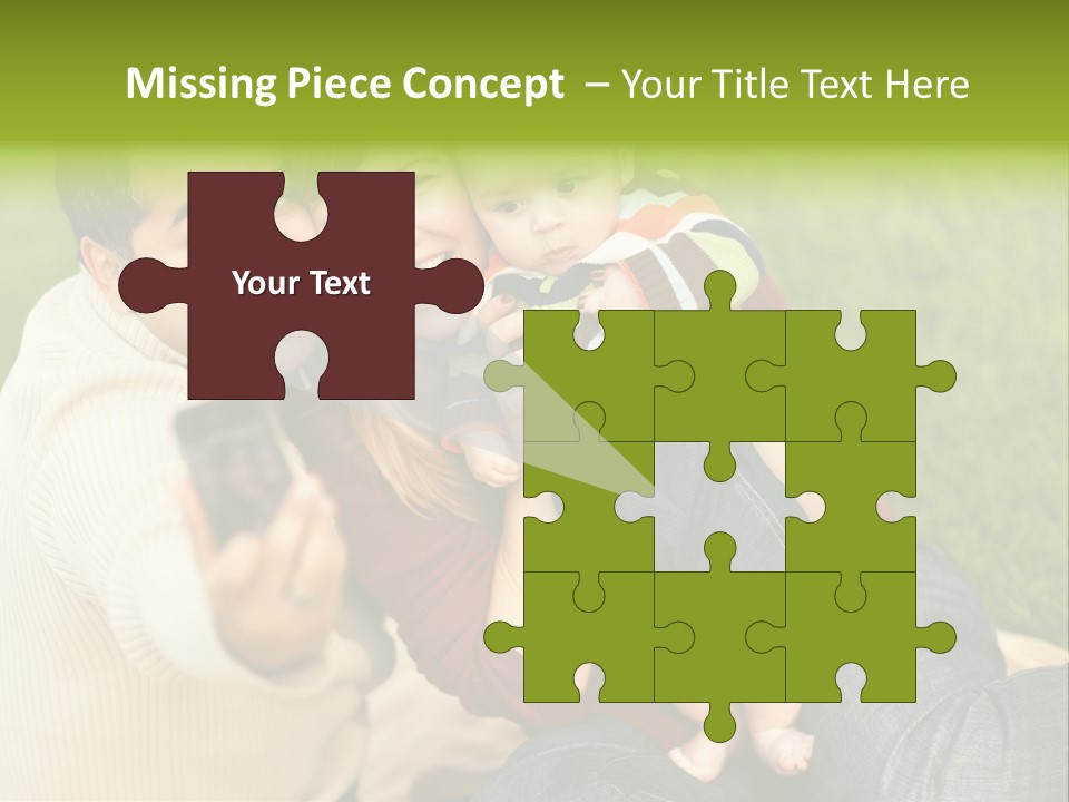 Casual Picture Happiness PowerPoint Template