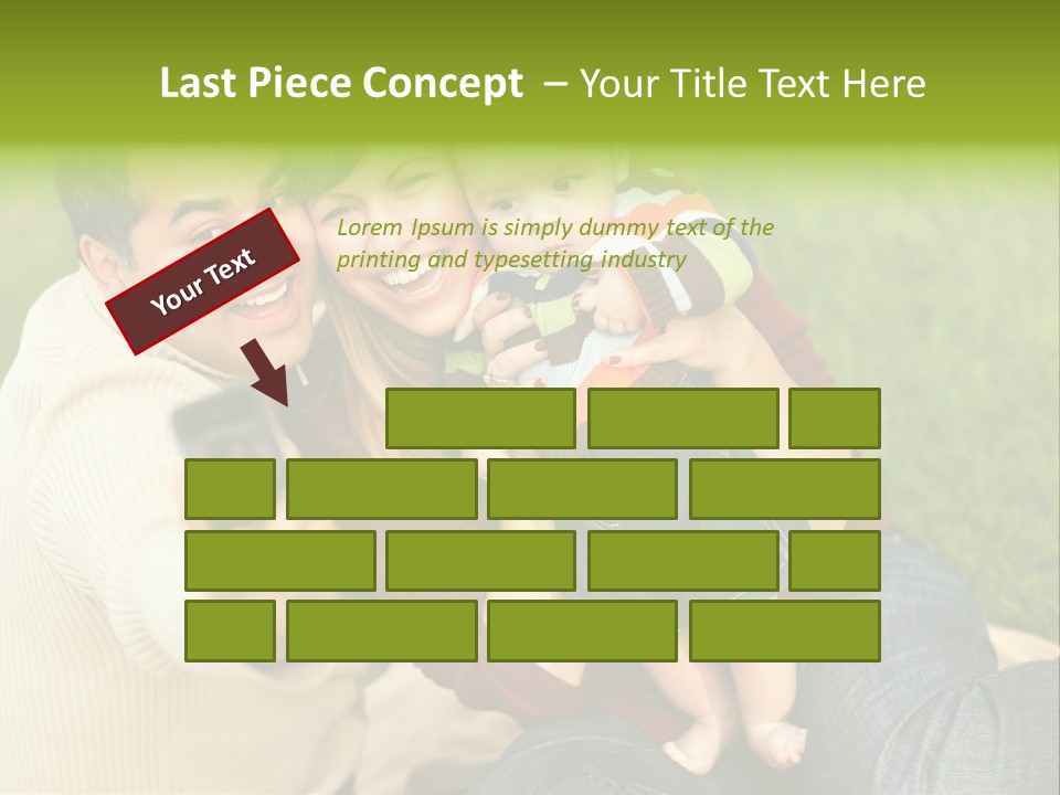 Casual Picture Happiness PowerPoint Template