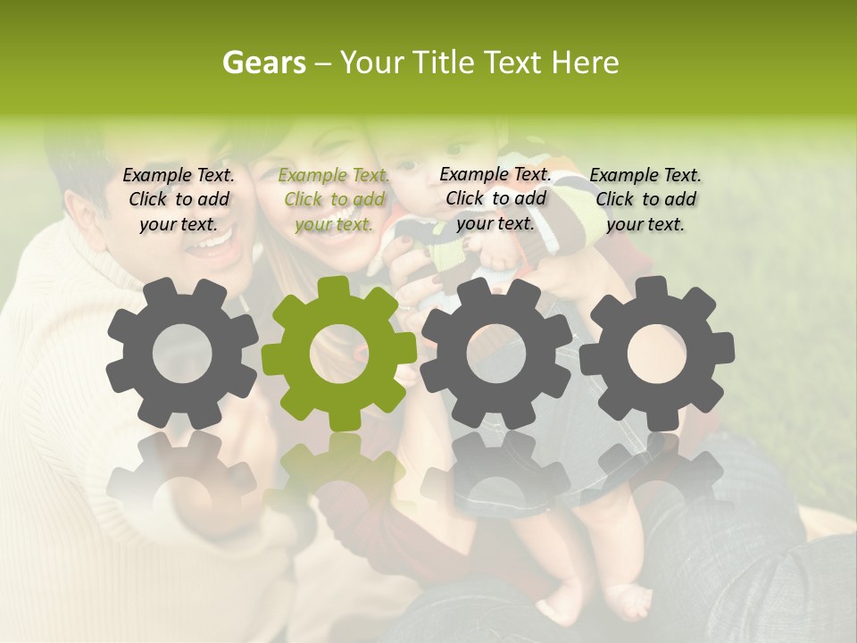 Casual Picture Happiness PowerPoint Template