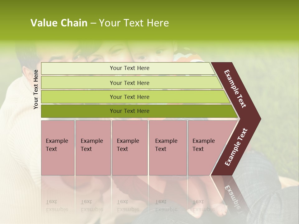 Casual Picture Happiness PowerPoint Template