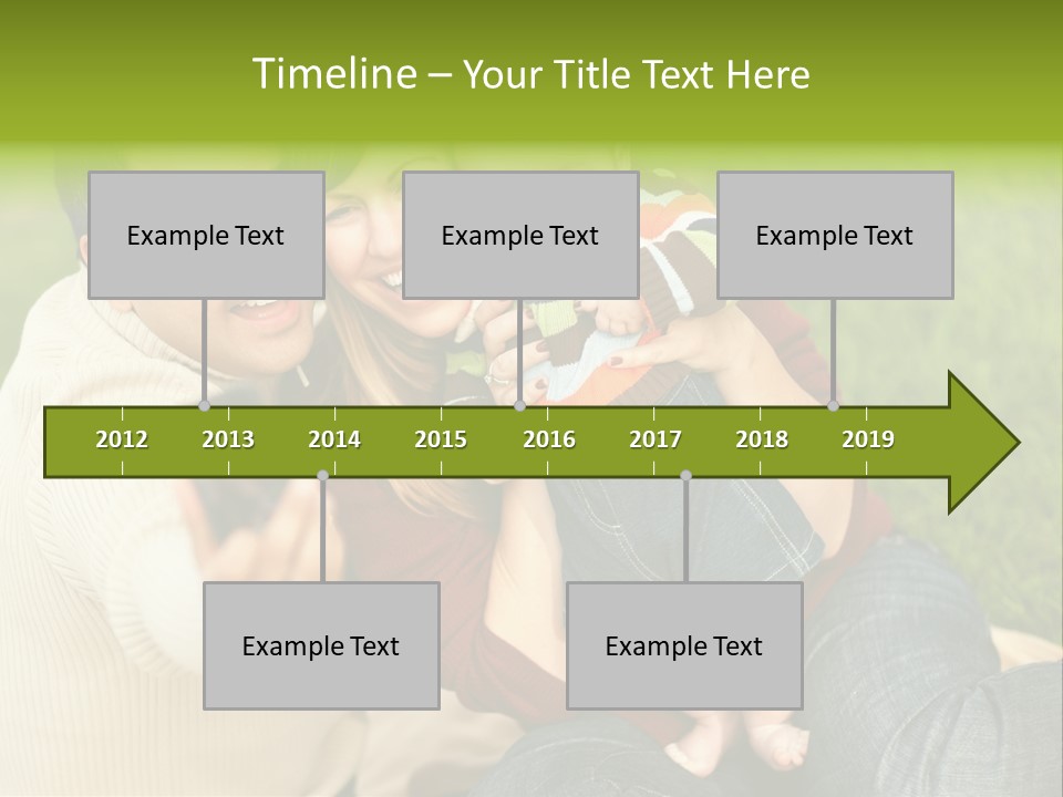 Casual Picture Happiness PowerPoint Template
