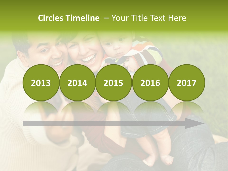 Casual Picture Happiness PowerPoint Template