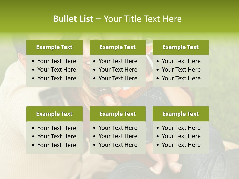 Casual Picture Happiness PowerPoint Template