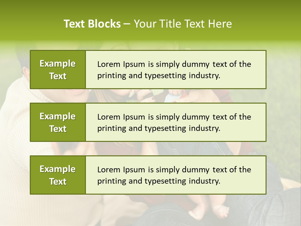 Casual Picture Happiness PowerPoint Template