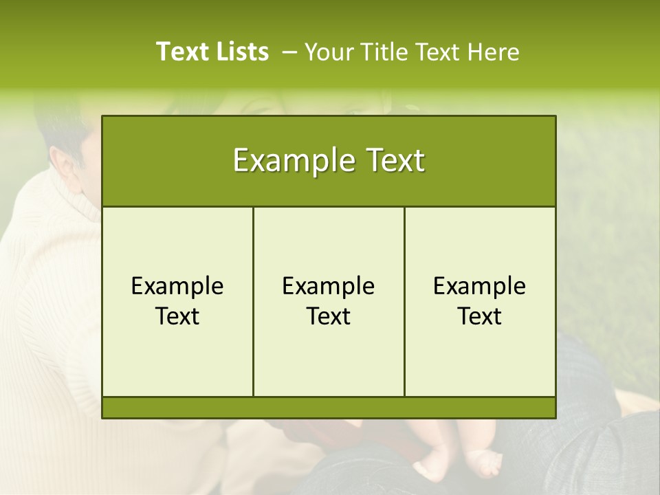 Casual Picture Happiness PowerPoint Template