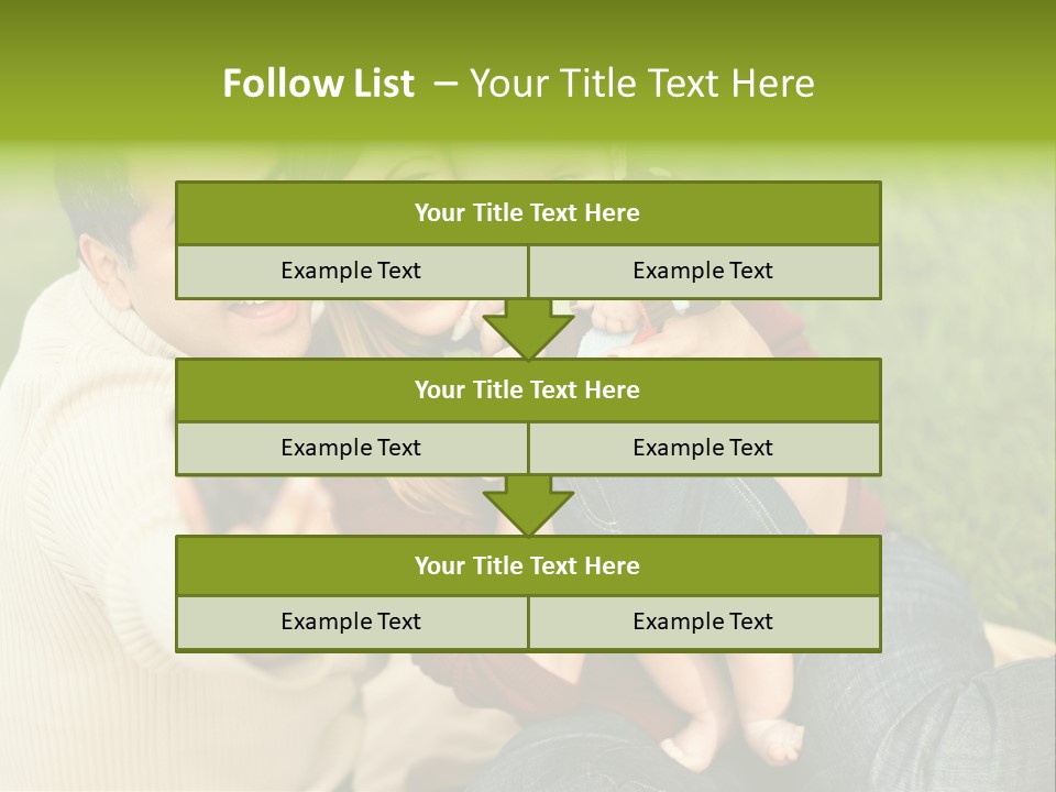 Casual Picture Happiness PowerPoint Template