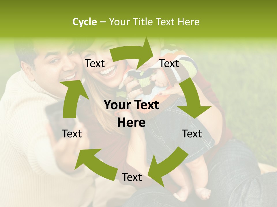 Casual Picture Happiness PowerPoint Template