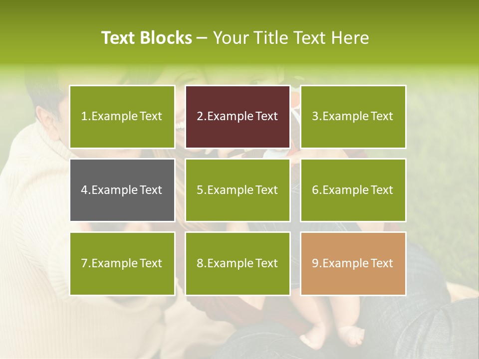 Casual Picture Happiness PowerPoint Template