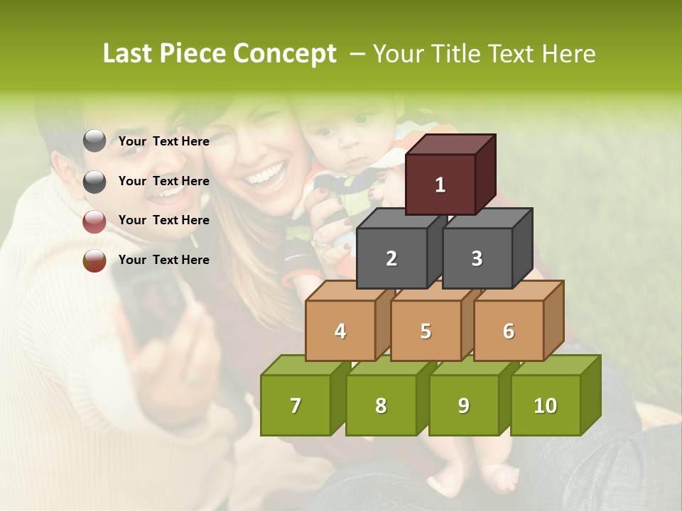 Casual Picture Happiness PowerPoint Template