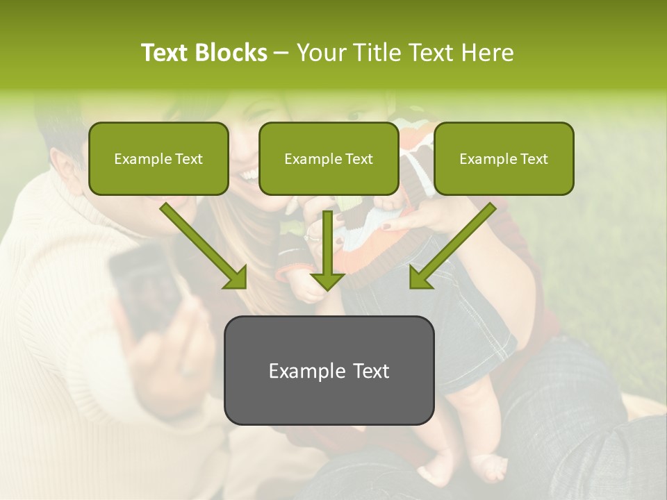 Casual Picture Happiness PowerPoint Template