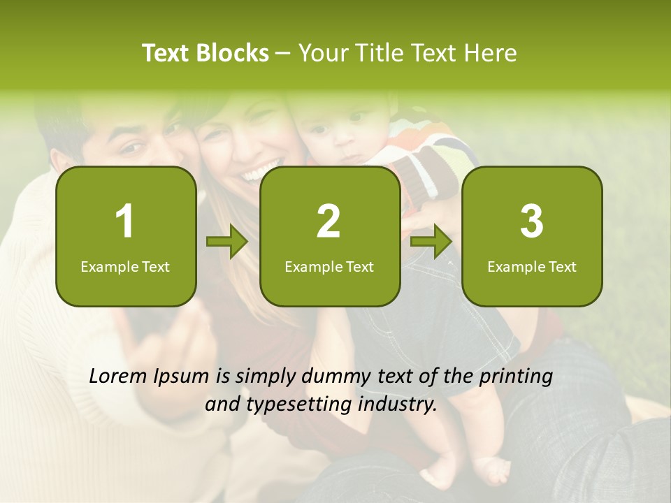 Casual Picture Happiness PowerPoint Template