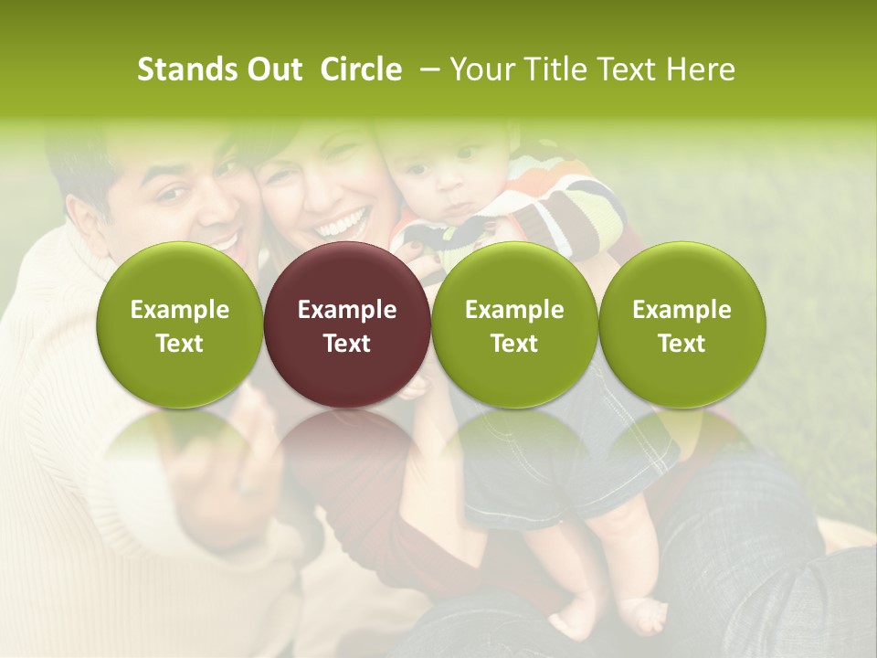 Casual Picture Happiness PowerPoint Template