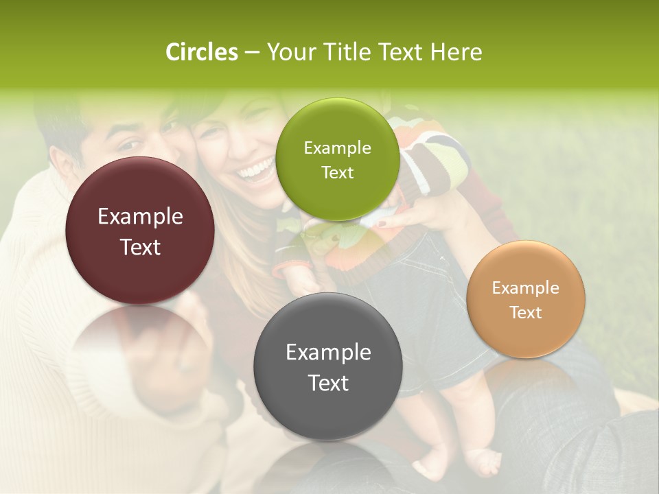 Casual Picture Happiness PowerPoint Template