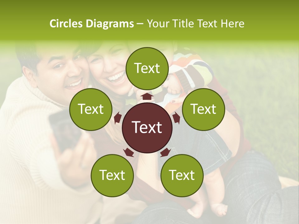 Casual Picture Happiness PowerPoint Template